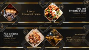 Videohive Luxury Restaurant Promo Product Promo template preview