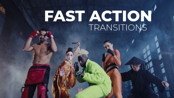 Videohive Fast Action Transitions | After Effects Elements template preview