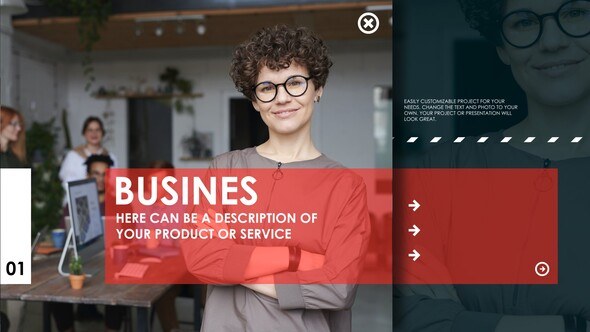 Videohive Startup Promo Slideshow Video Displays template preview