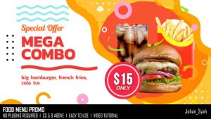 Videohive Food Menu Promo 29364901 Product Promo template preview
