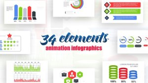 Infographics vol.13 Video Displays template preview