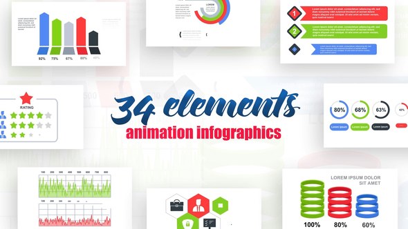 Infographics vol.13 Video Displays template preview