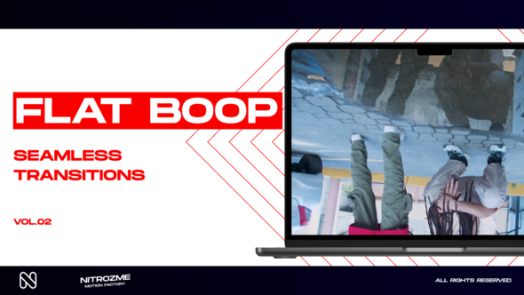 Videohive Flat Boop Transitions Vol. 02 Elements template preview