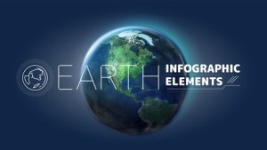 Videohive Earth Infographic Elements. Infographics template preview