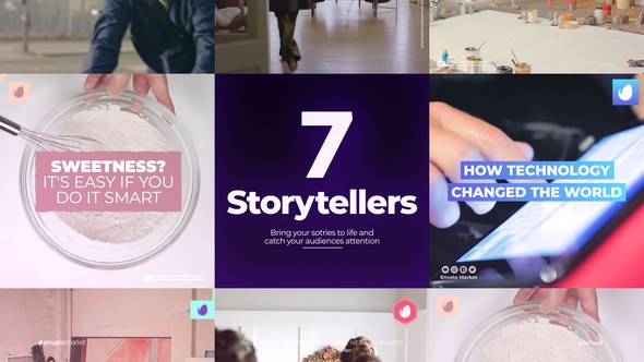 Videohive Storyteller 25937547 Video Displays template preview