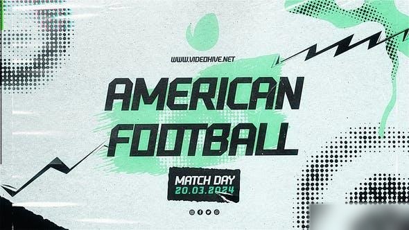 Videohive American Football Intro 50344280 Openers template preview