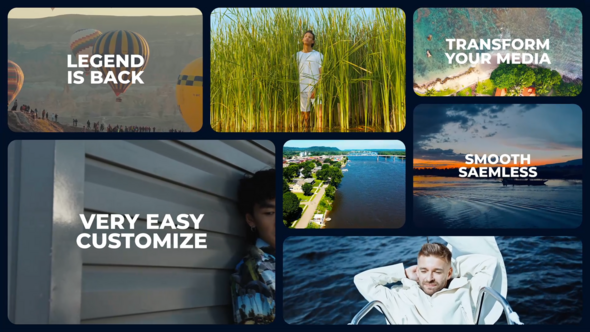 Videohive Multiscreen Slideshow 57426805 Video Displays template preview