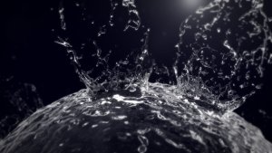 Videohive Bursting Liquid Logo Reveal Logo Stings template preview