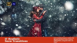 Videohive 17 Realistic Snow Transition Elements template preview