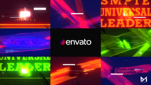 Videohive Glitch Brushstroke Intro V2 Logo Stings template preview