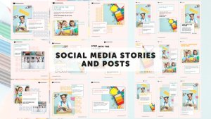 Videohive Social Media Stories and Posts 51318360 Elements template preview