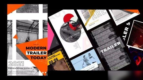 Videohive Trailer intro program stories Openers template preview
