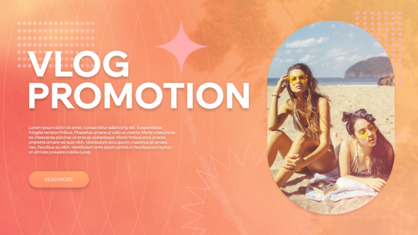 Videohive Vlog Promotion Video Displays template preview