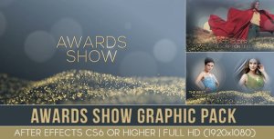 Award Show graphic pack Video Displays template preview