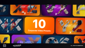 Videohive Corporate Typography Vol. 01 Video Displays template preview