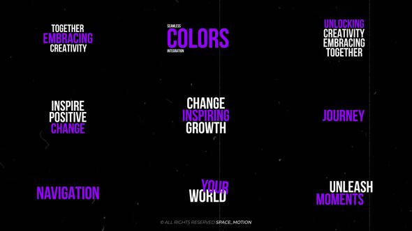 Videohive Kinetic Text Animation _AE Titles template preview