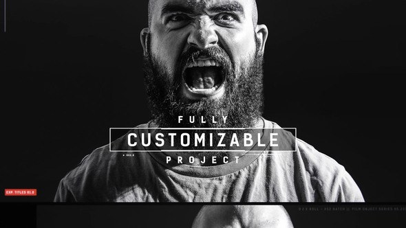 Dynamic Titles Video Displays template preview