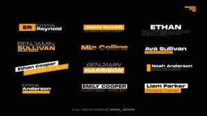 Videohive Modern Lower Thirds _AE Elements template preview
