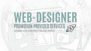 Web Designer Promo Video Displays template preview