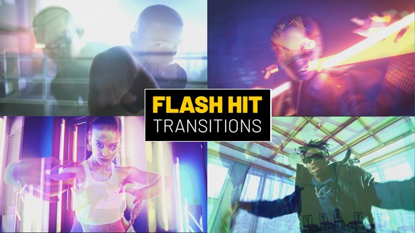 Videohive Flash Hit Transitions | After Effects Elements template preview
