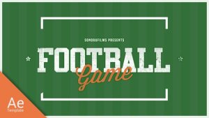 Videohive Football Game Promo Openers template preview