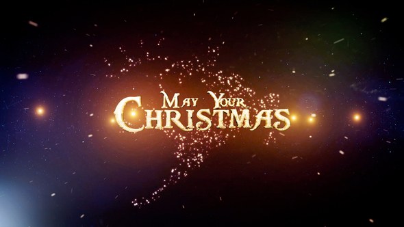 Videohive Christmas Greetings 2026 Titles template preview