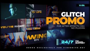 Videohive Action Trailer | Glitch Promo Titles 25832593 Openers template preview