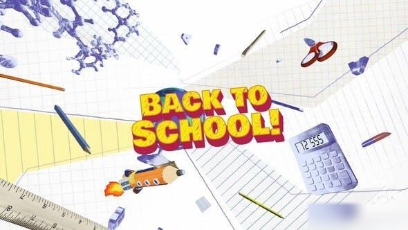Videohive Back to School Promo 39461737 Openers template preview