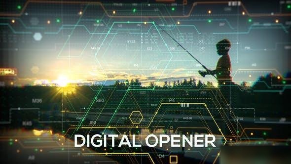 Videohive Digital Opener 21918340 Openers template preview