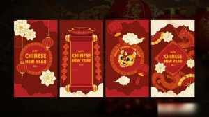 Videohive Chinese New Year Festival Instagram Stories Openers template preview