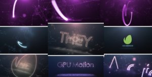 Videohive Magic Light Logo Stings template preview