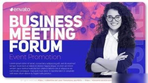 Videohive Business Meeting Forum Openers template preview