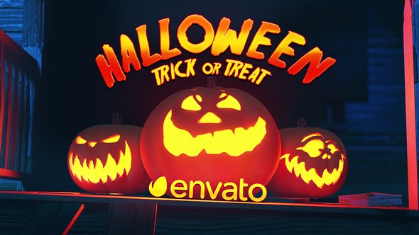Halloween Opener Video Displays template preview