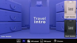 Videohive Travel Intro 50107823 Logo Stings template preview