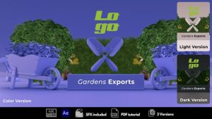 Videohive Gardens Exports Logo Stings template preview