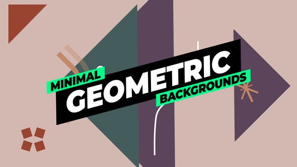 Videohive Geometric Backgrounds 53768747 Elements template preview