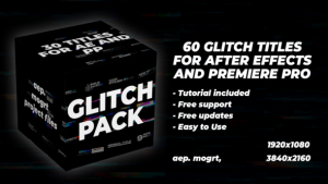 Videohive Glitch Titles Pack 47889562 Elements template preview