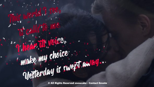 Videohive Lyrics Template Liquid Style Video Displays template preview