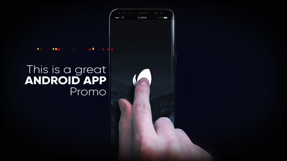 Android App Promo Video Displays template preview