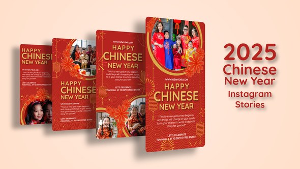 Videohive Chinese New Year Instagram Stories 56369224 Video Displays template preview