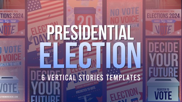 Videohive Presidential Election Stories 54280240 Elements template preview