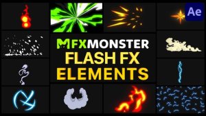 Flash FX Pack 06 | After Effects Video Displays template preview