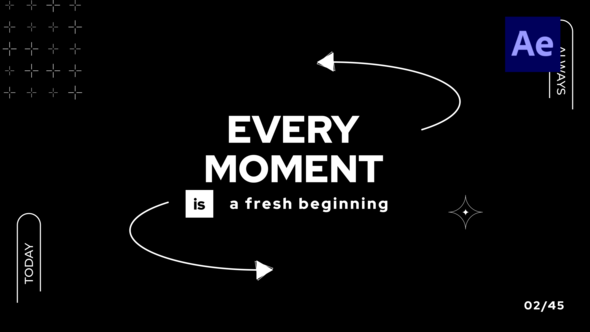 Videohive Modern Typography Titles 45824848 Titles template preview