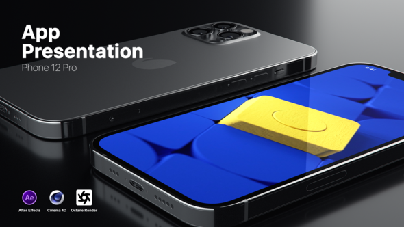 Videohive App Presentation | 12 Pro Product Promo template preview