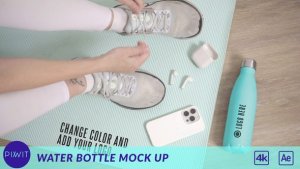 Videohive Water Bottle Mock Up Product Promo template preview