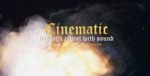 Videohive Cinematic Fire Logo Reveal Logo Stings template preview