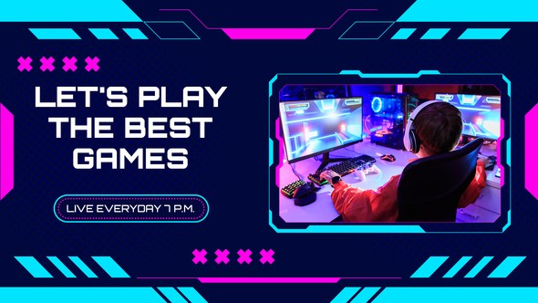 eSport Gaming Slides Promo MOGRT Premiere Pro template preview