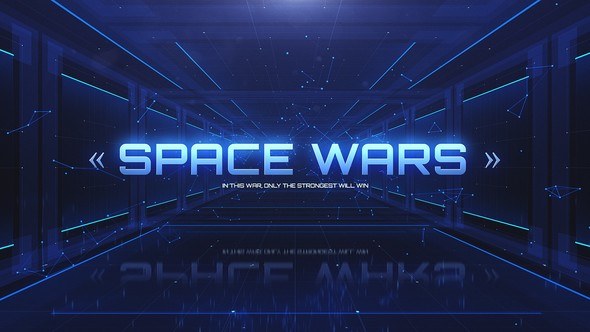 Videohive Space Wars Trailer Titles template preview