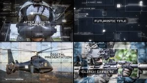 Videohive Futuristic Action Video Displays template preview