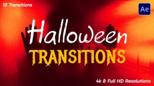 Videohive Halloween Transitions Elements template preview